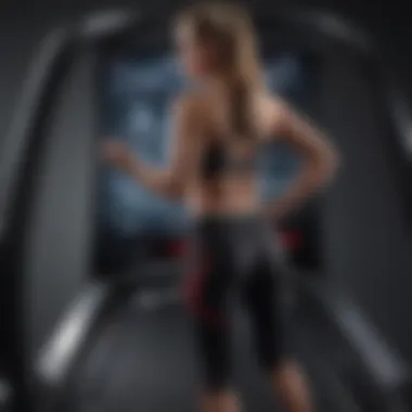 Interactive Touchscreen Interface of Bowflex Treadmill