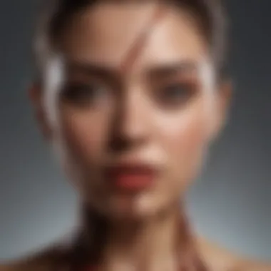 Intriguing Implications Conceptual visualization of implications of dark brown and black blood during menstruation