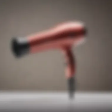 Ionic technology mini hairdryer for frizz-free styling