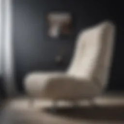 Elegant design of the Kardiel Boucle Chair showcasing its unique texture