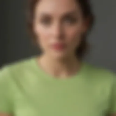 Simplicity Redefined in Lime Green Tee Lime Green T-Shirt in Minimalist Style