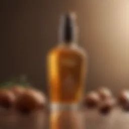 Bottle of Luxurious Argan Oil Hair Elixir