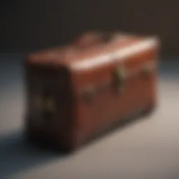 Luxurious Leather Toiletry Case