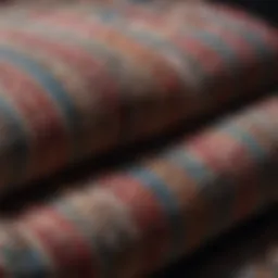 Luxurious quilt with intricate stitching