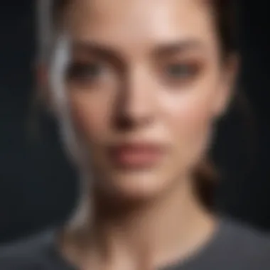 Transformation with Neutral Tone Makeup Before and after transformation highlighting the effect of neutral tone makeup