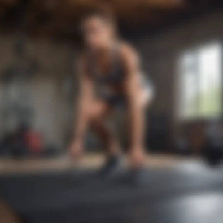 Creative bodyweight exercises for home gym setup