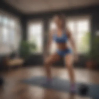 High-intensity interval training for home fitness