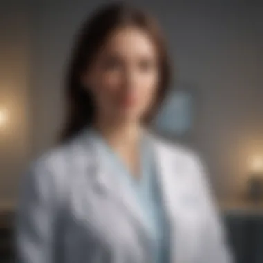Physician Guidance Medical Consultation Concept