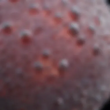 Intricate Penetration of Retinol Molecules Microscopic View of Retinol Penetrating Skin Layers
