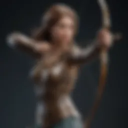 Mystical Archer Statue Symbolizing Sagittarius Rising Sign