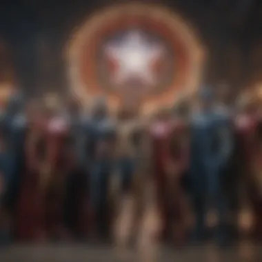Enigmatic Marvel Universe Characters Gathering Mystical Realm of Marvel Characters