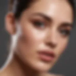 Nair gel application on skin