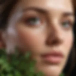 Fresh herbs known for skin rejuvenation