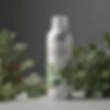Botanical Infusion in Sustainable Packaging Botanical extracts and essential oils blend in eco-friendly packaging