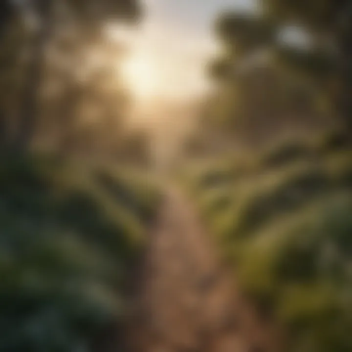 A serene landscape symbolizing the journey towards healing and clarity.