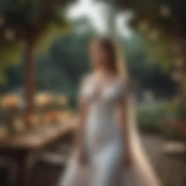 Chic Outdoor Wedding Ensemble Comfortable yet chic wedding ensemble for outdoor ceremonies
