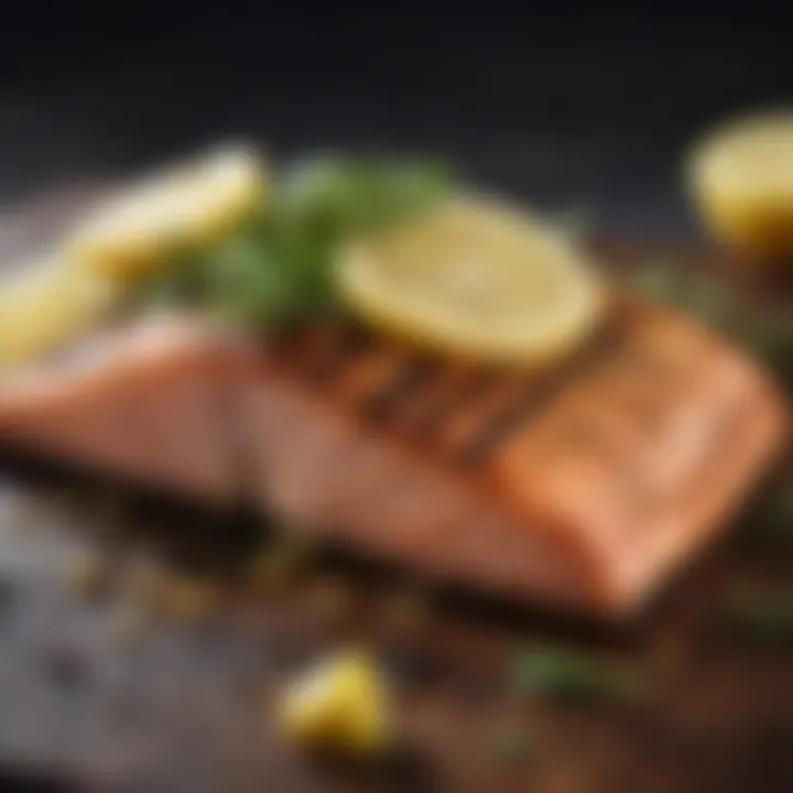 Grilled Salmon with Lemon and Herbs