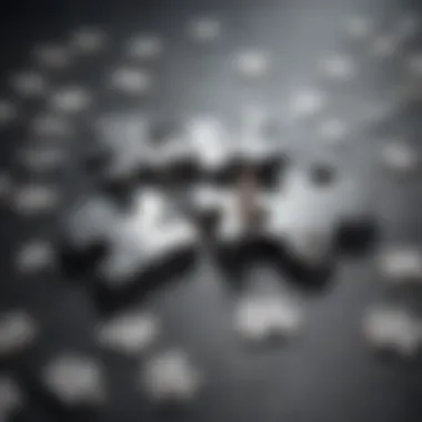 Harmonious Compatibility Two puzzle pieces fitting perfectly together