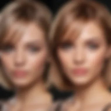 Before and After: Peroxide Free Hair Coloring Before and after results of peroxide free hair coloring.