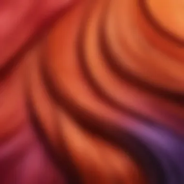 Vibrant Colors of Peroxide Free Hair Dye Vibrant colors of peroxide free hair dye displayed.