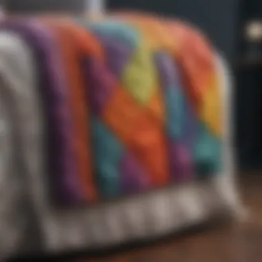 Custom Comfort Quilt Cozy personalized throw blanket in vibrant colors