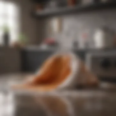 Efficient Absorption of Spills Innovative Kitchen Cloth Absorbing Spills