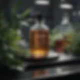 Botanical ingredients in a laboratory setting