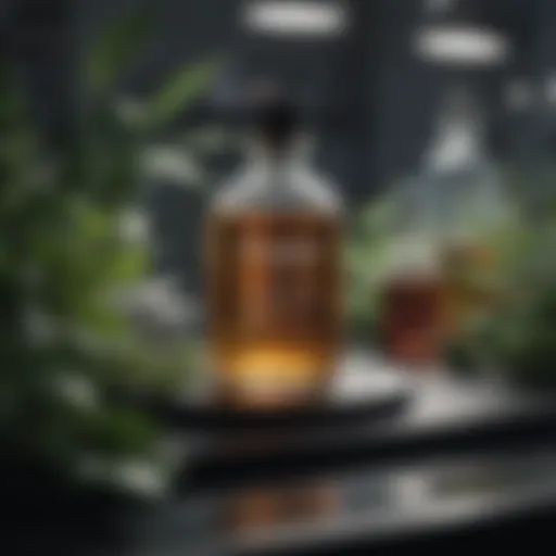 Botanical ingredients in a laboratory setting