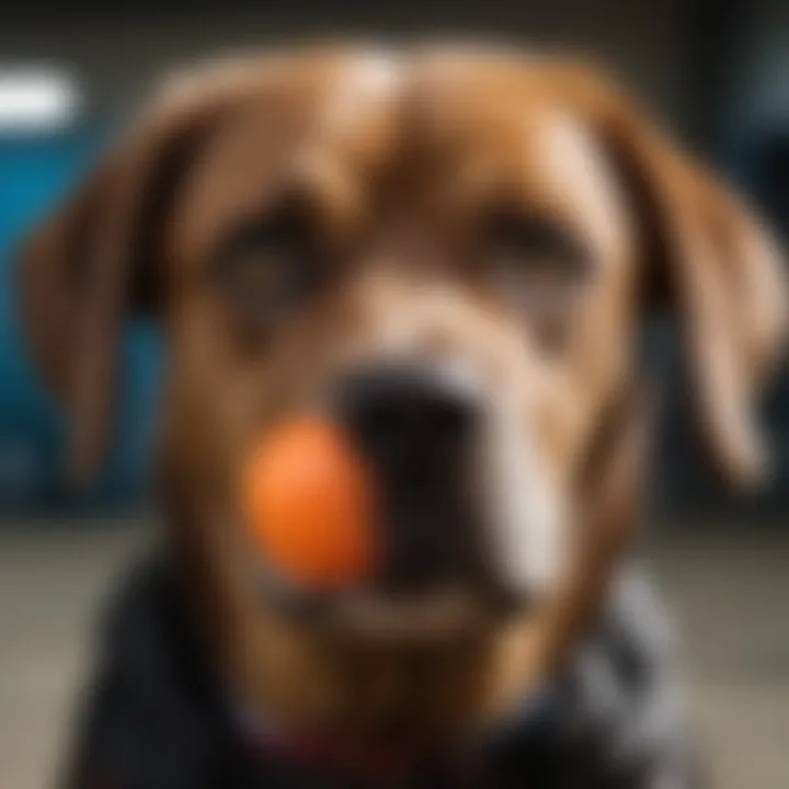 Durable Rubber Ball for Aggressive Chewers