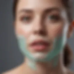 A close-up view of a gel face wash with natural ingredients