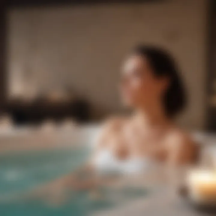 Luxurious spa experience for wife