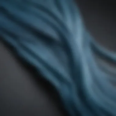 Ocean Wave Blue Hair Color Swatch Blue hair color swatch resembling a serene ocean wave
