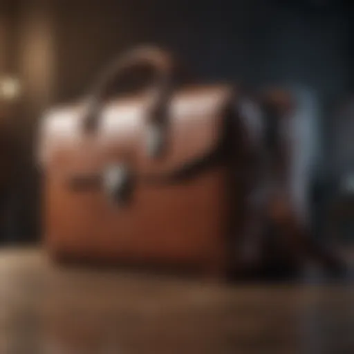 Sleek Leather Briefcase for Business Professionals