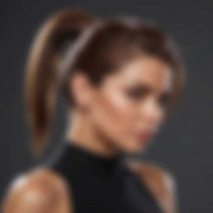 Lisa Rinna's Sleek Ponytail Hairstyle