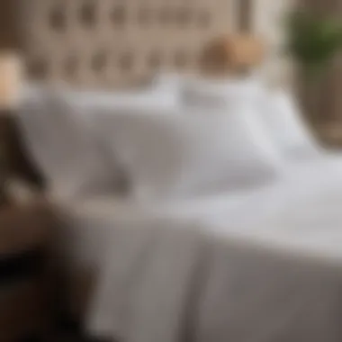 Opulent Egyptian Cotton Plush Egyptian Cotton Sheet Set in a Lavish Bedroom Setting