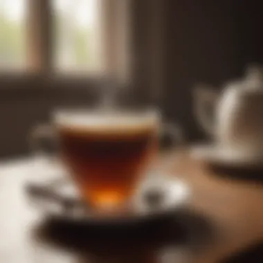 A warm cup of tea symbolizing care