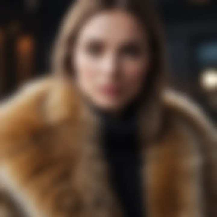 Statement Faux Fur Glamour Look