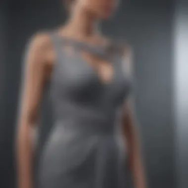 Elegance in Cut-Out Dress Elegant and stylish stomach cut-out dress