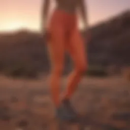 Vibrant Leggings in Sunset Glow