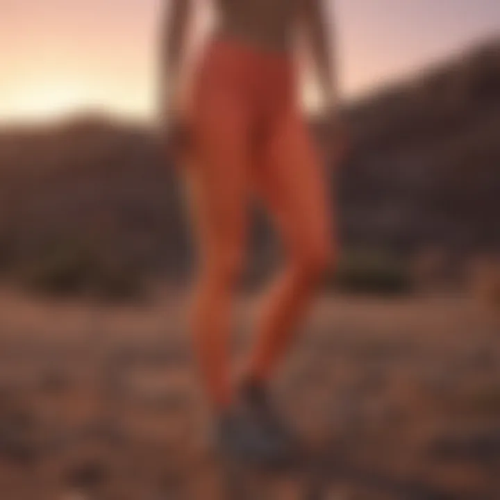 Vibrant Leggings in Sunset Glow