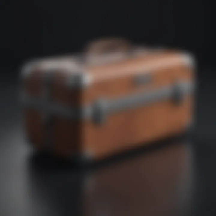 Sustainable design elements in a modern vanity case