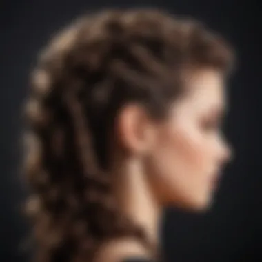 A variety of stunning curly hair braid styles for special occasions