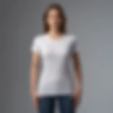 A-line T-shirt Silhouette for Proportions A-line t-shirt silhouette that balances proportions