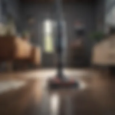 Powerful Suction Features in Stick Vacuums Cutting-edge stick vacuum showcasing powerful suction capabilities