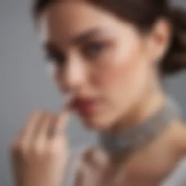 Emotional Connections in Jewelry Gifting An intimate moment of gifting jewelry, illustrating emotional connections