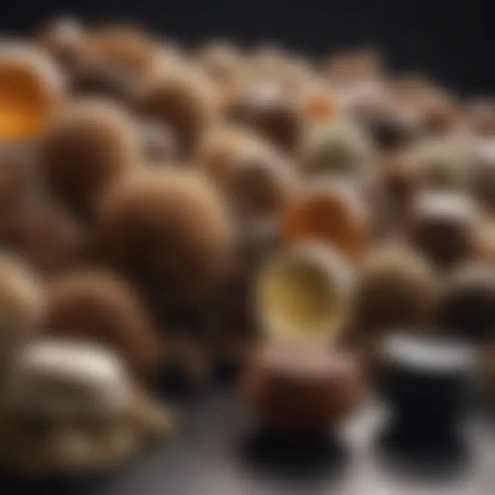 Diverse hair types represented with natural products tailored for each.