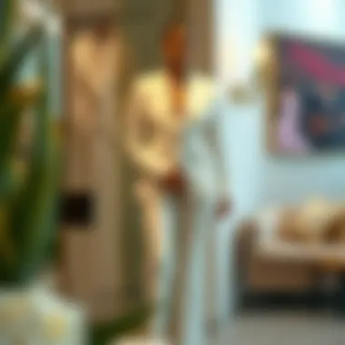 Sophisticated Bridal Pant Suit Elegant bridal pant suit on display