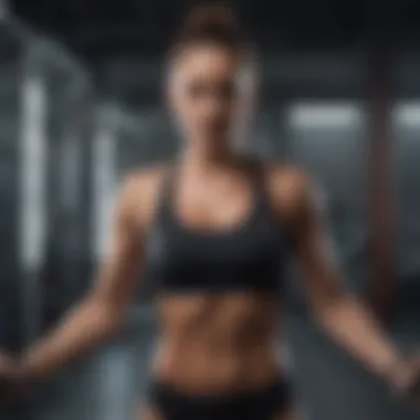 Energizing Fitness Regimen Dynamic workout routine in action