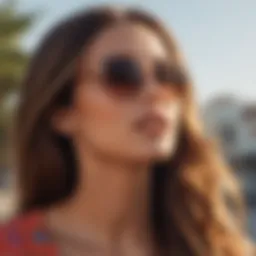 Stylish TOMS Audrina sunglasses showcasing a modern design