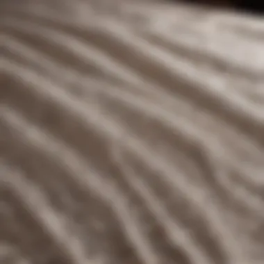 Exquisite Egyptian Craftsmanship Intricate Weave Detail of Premium Egyptian Cotton Sheets